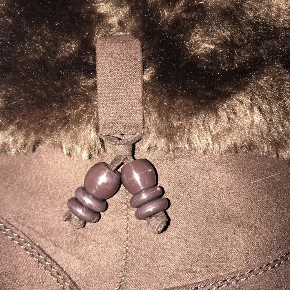 Girl’s Cat & Jack “Suede” Fur Boots